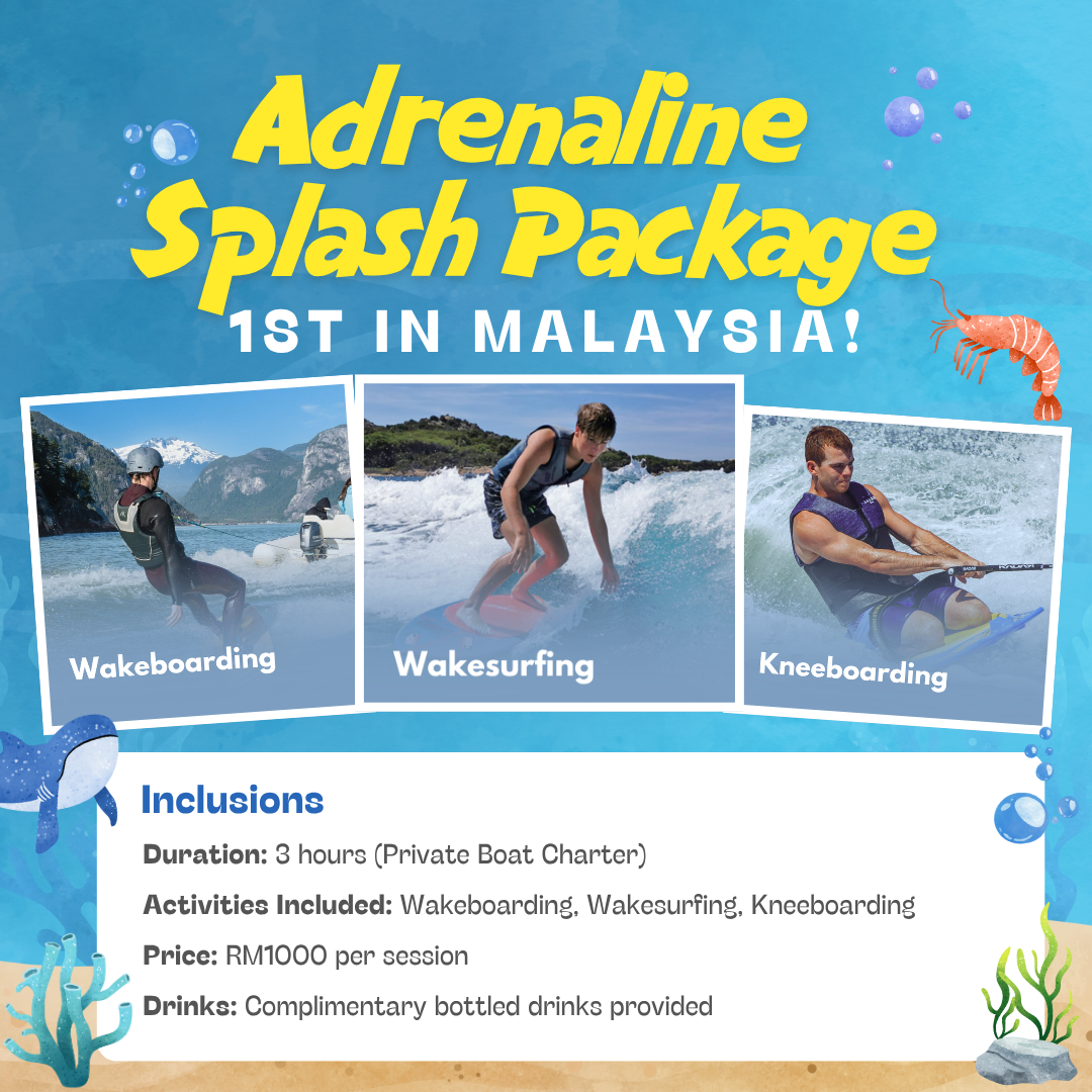 Malaysia’s First Adrenaline Water Sports Package – 3 Hours