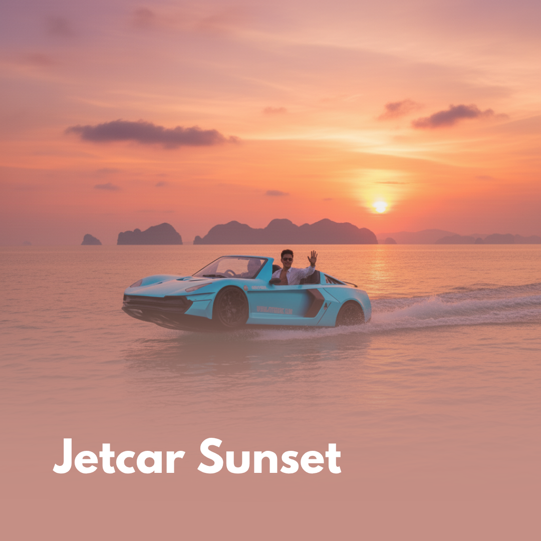 Jetcar Sunset Cruise (1.5 Hours) – “Ferrari on the Sea” Experience