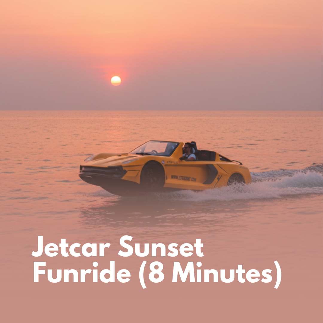 Jetcar Sunset Funride (8 Minutes) – “Ferrari on the Sea” Experience