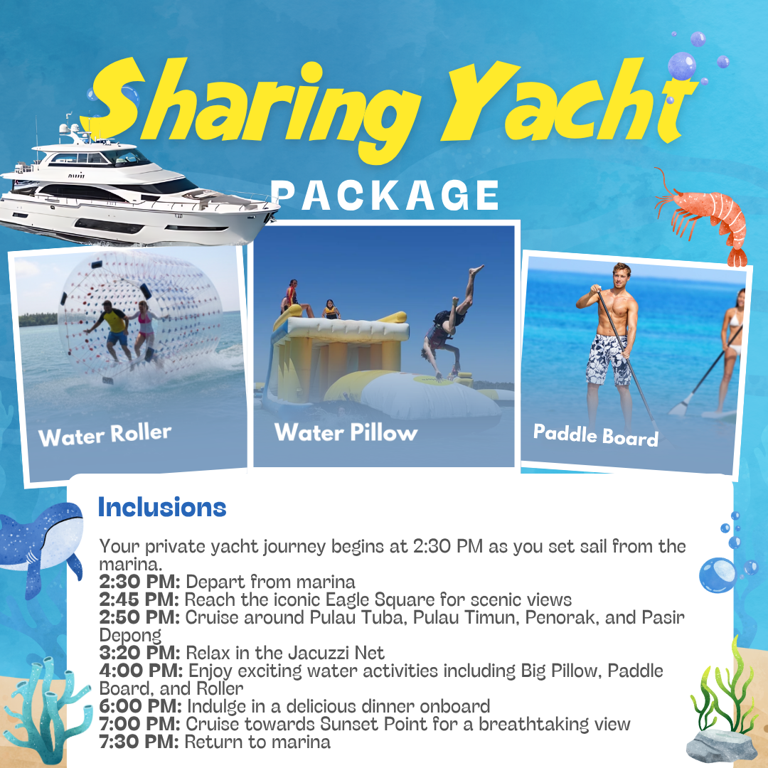 Sharing Yacht Charter (5 Hours)